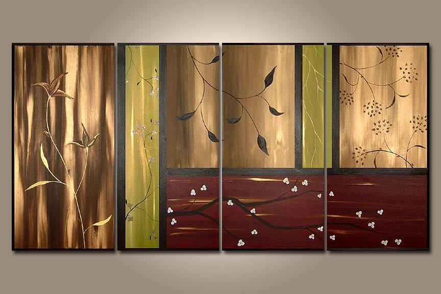 Dafen Oil Painting on canvas abstract -set256